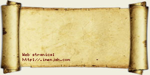 Nikolina Alavanja vizit kartica